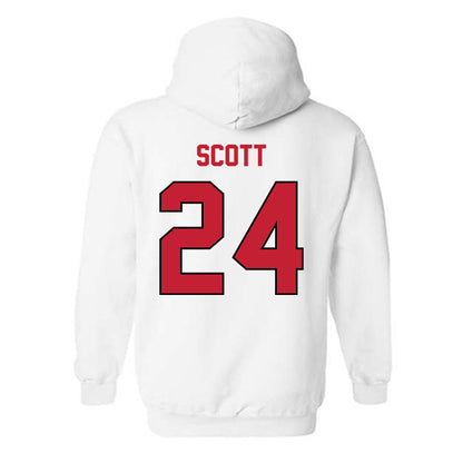 Wisconsin - NCAA Football : Jaimier Scott - Classic Shersey Hooded Sweatshirt-1