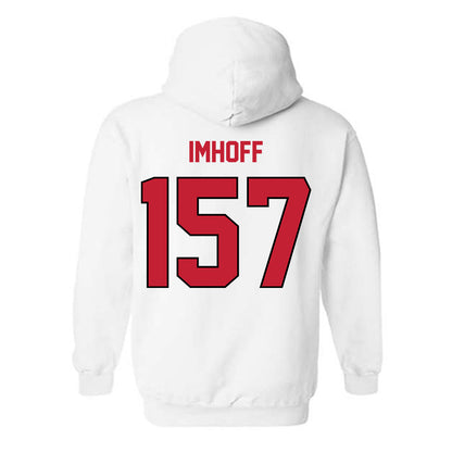 Wisconsin - NCAA Wrestling : Tyson Imhoff - Classic Shersey Hooded Sweatshirt-1