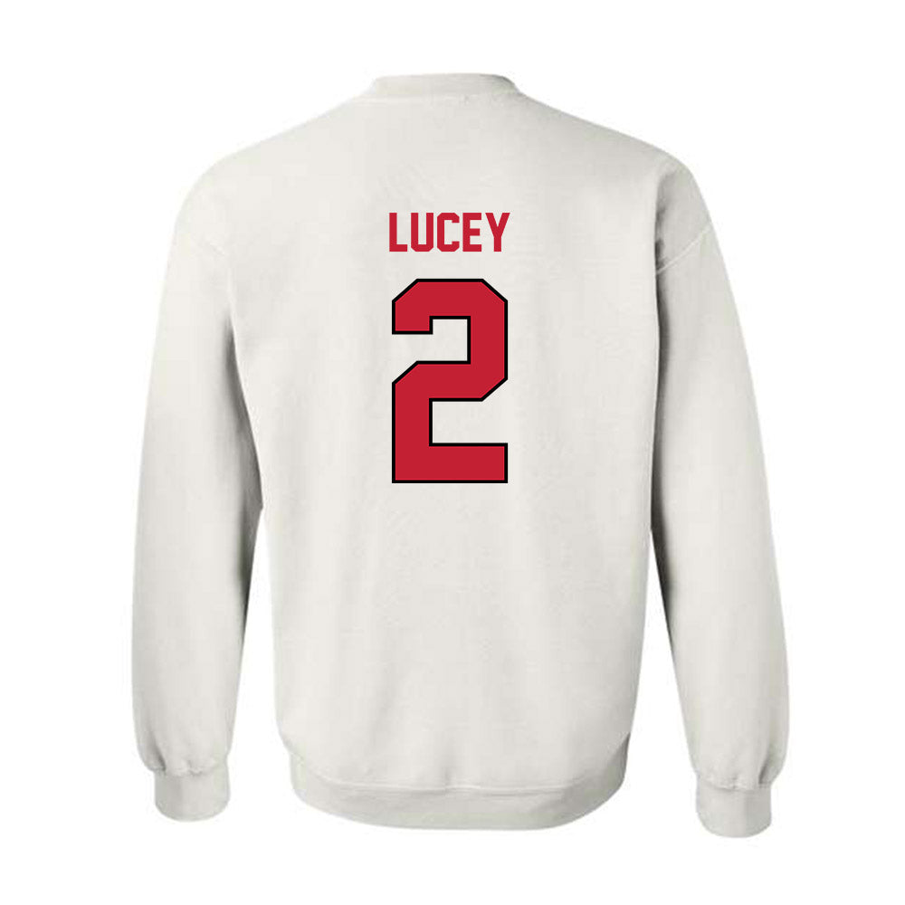 Wisconsin - NCAA Softball : Danielle Lucey - Classic Shersey Crewneck Sweatshirt-1