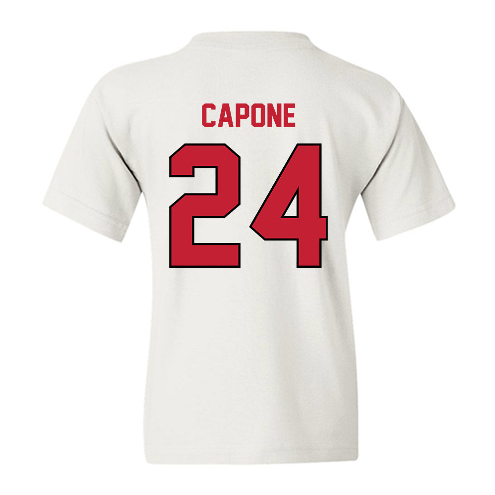 Wisconsin - NCAA Men's Soccer : Caleb Capone - Classic Shersey Youth T-Shirt-1