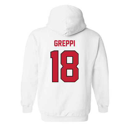 Wisconsin - NCAA Men's Basketball : Riccardo Greppi - Classic Shersey Hooded Sweatshirt-1