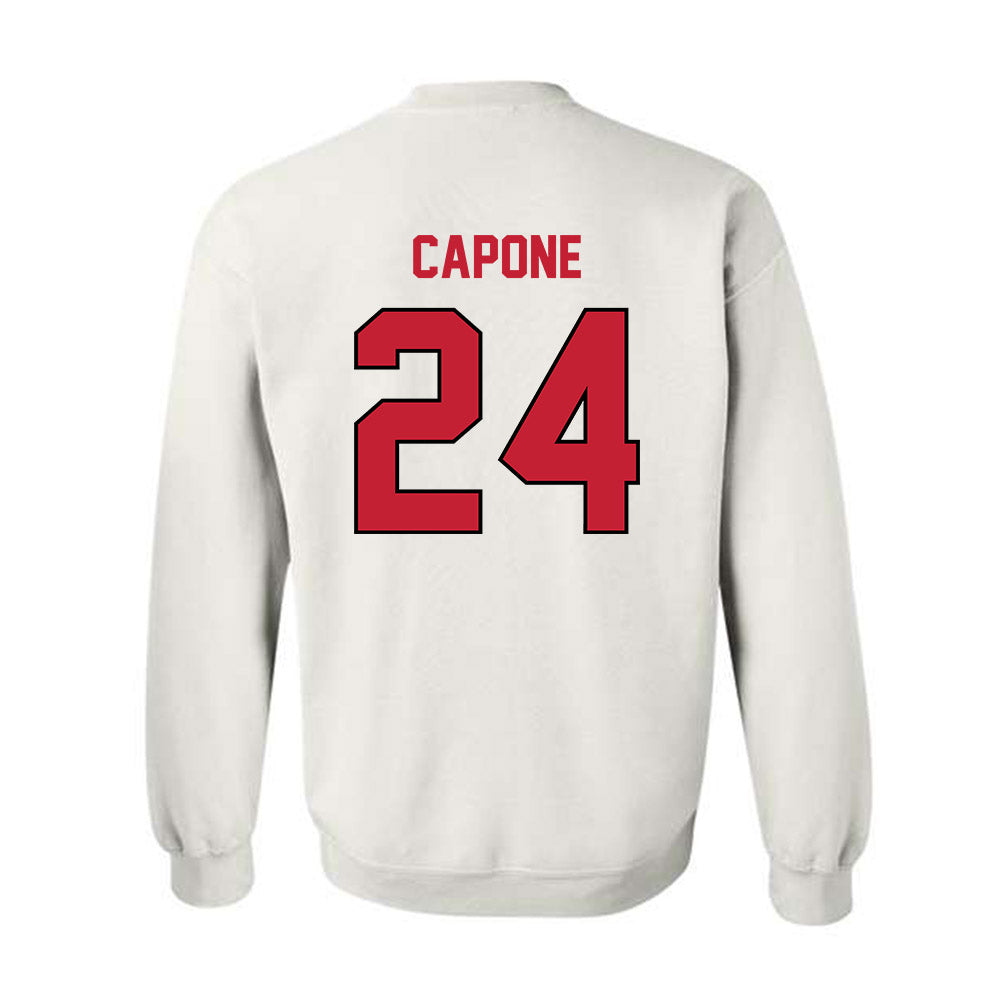 Wisconsin - NCAA Men's Soccer : Caleb Capone - Classic Shersey Crewneck Sweatshirt-1