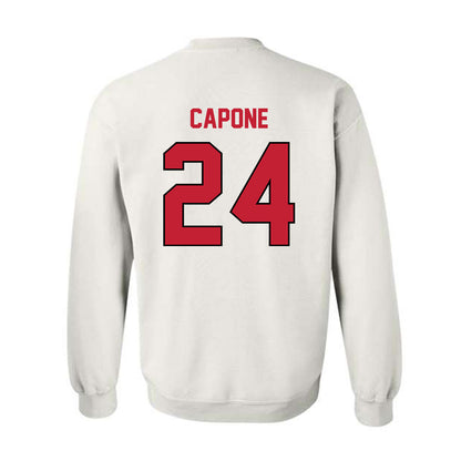 Wisconsin - NCAA Men's Soccer : Caleb Capone - Classic Shersey Crewneck Sweatshirt-1