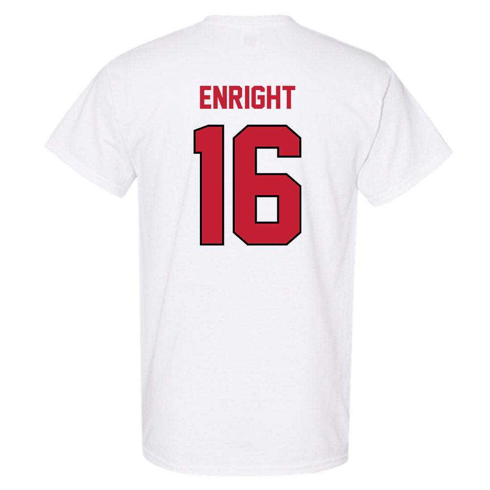 Wisconsin - NCAA Women's Ice Hockey : Claire Enright - Classic Shersey T-Shirt-1