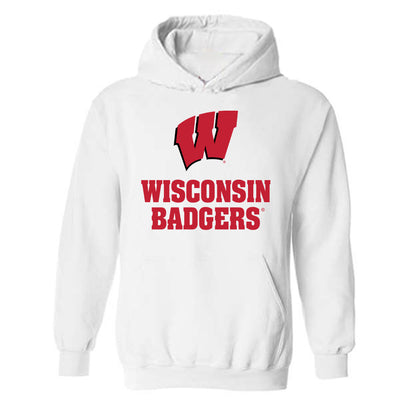 Wisconsin - NCAA Men's Ice Hockey : Blake Montgomery - Classic Shersey Hooded Sweatshirt-0