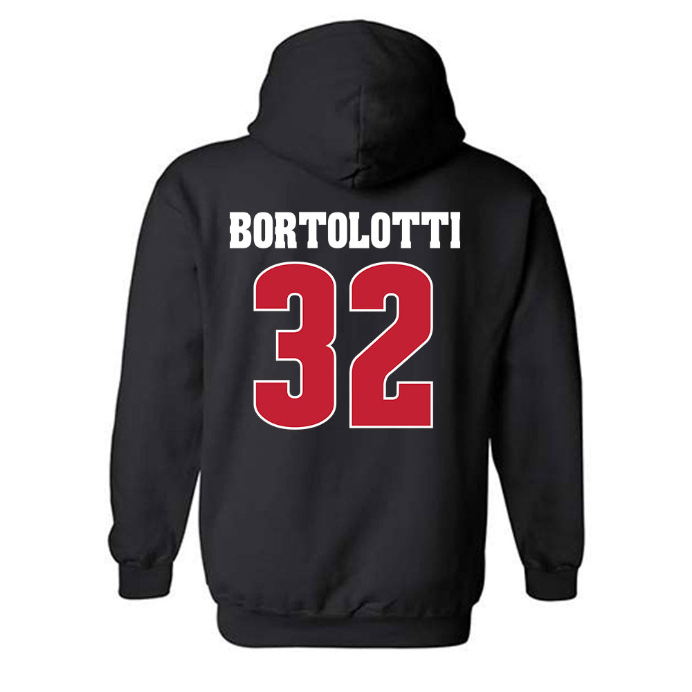 Wisconsin - NCAA Football : Harry Bortolotti - Classic Shersey Hooded Sweatshirt-1