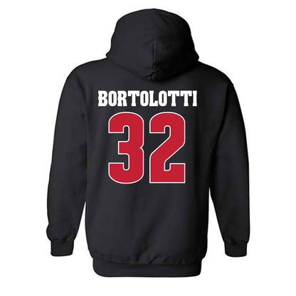 Wisconsin - NCAA Football : Harry Bortolotti - Classic Shersey Hooded Sweatshirt-1