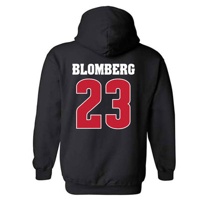 Wisconsin - NCAA Softball : Hilary Blomberg - Classic Shersey Hooded Sweatshirt-1