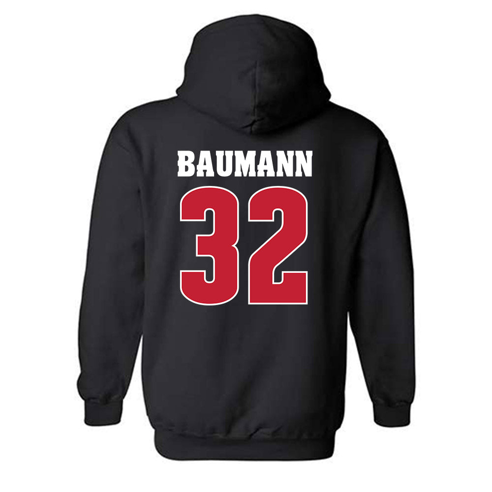 Wisconsin - NCAA Women's Soccer : Hailey Baumann - Classic Shersey Hooded Sweatshirt-1