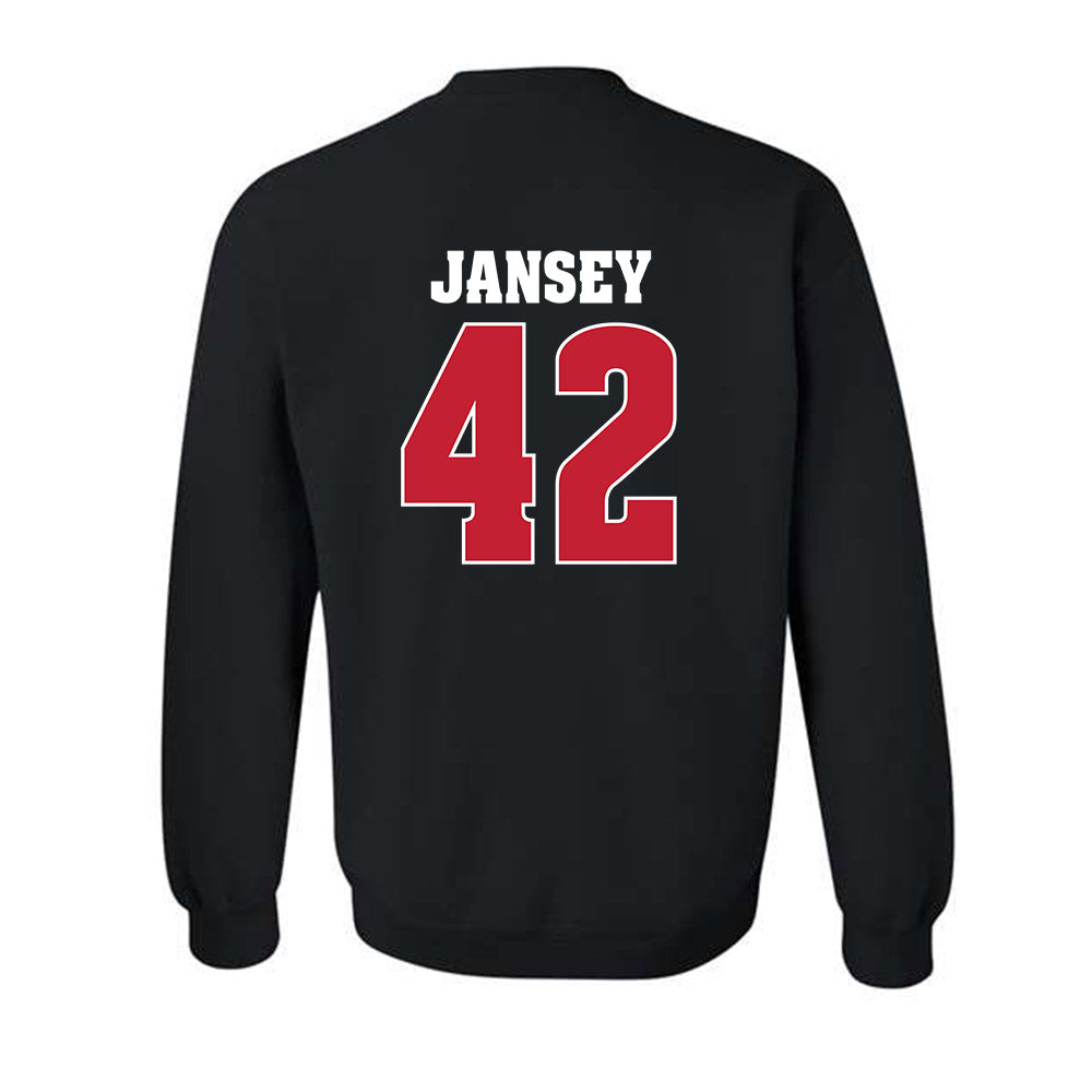 Wisconsin - NCAA Football : Tyler Jansey - Classic Shersey Crewneck Sweatshirt-1