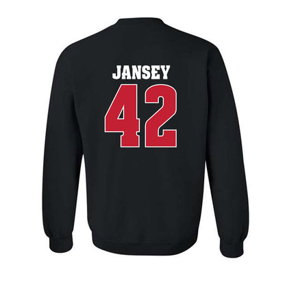 Wisconsin - NCAA Football : Tyler Jansey - Classic Shersey Crewneck Sweatshirt-1