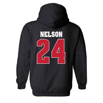 Wisconsin - NCAA Women's Soccer : Brooke Nelson - Classic Shersey Hooded Sweatshirt-1