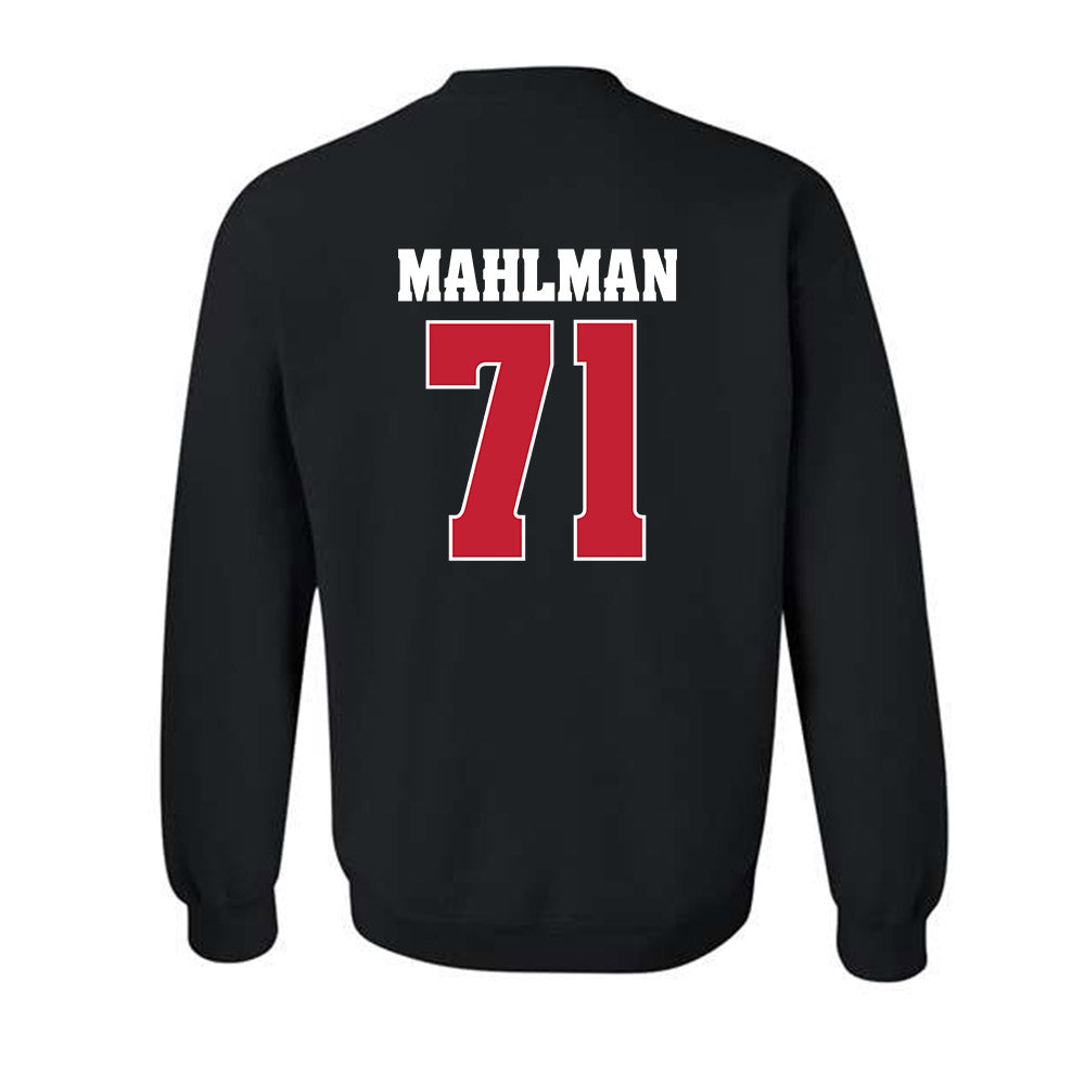 Wisconsin - NCAA Football : Riley Mahlman - Classic Shersey Crewneck Sweatshirt-1