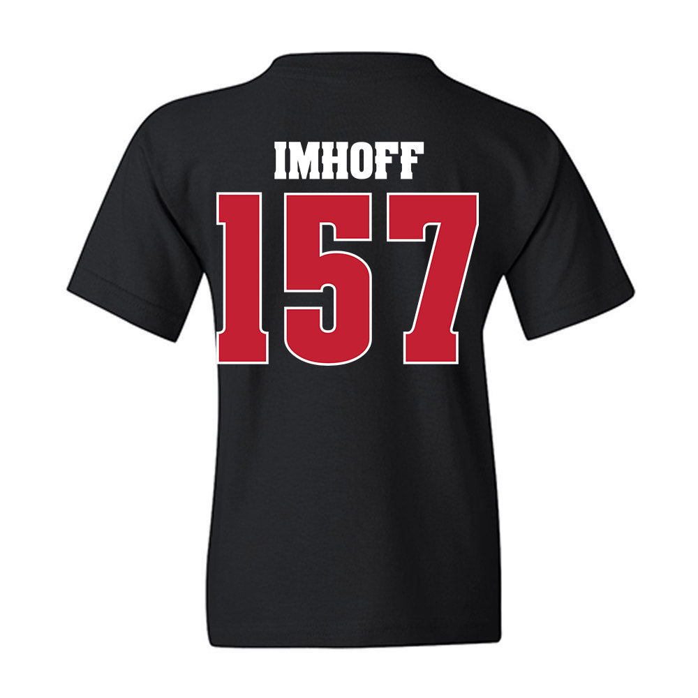 Wisconsin - NCAA Wrestling : Tyson Imhoff - Classic Shersey Youth T-Shirt-1