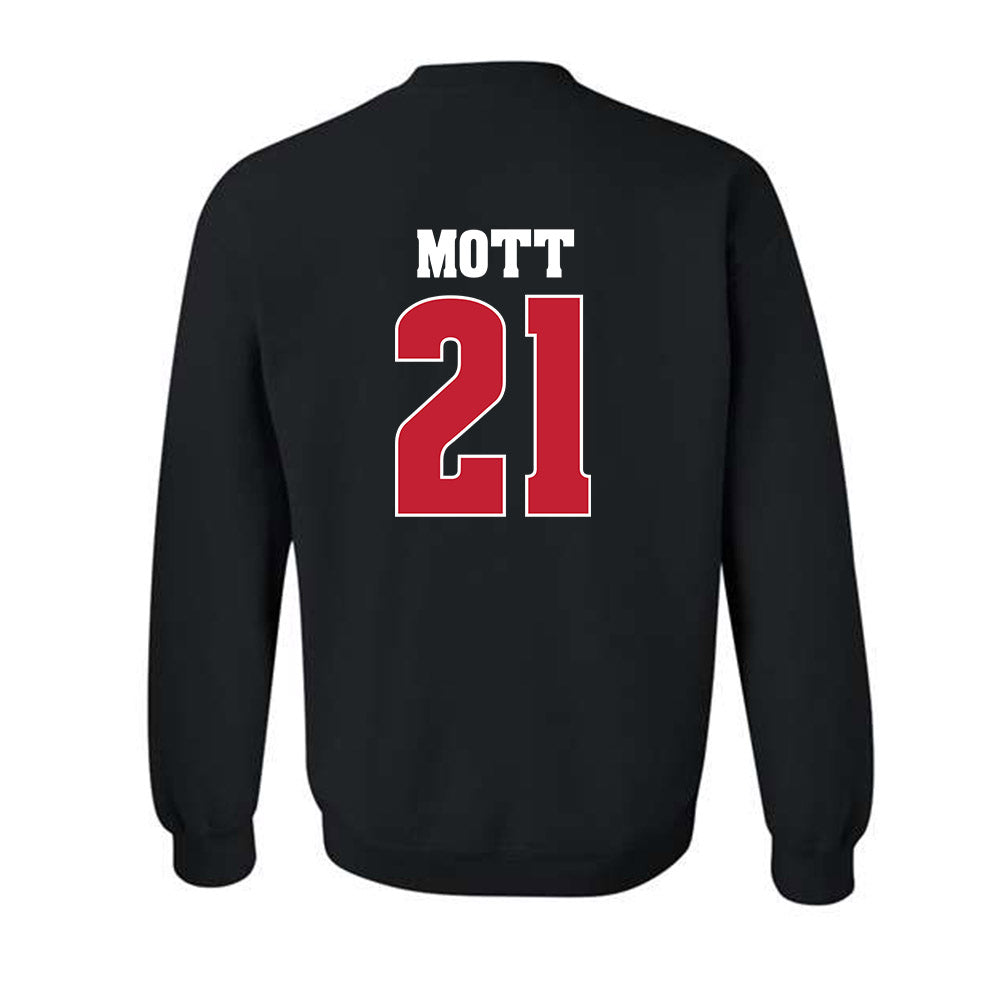 Wisconsin - NCAA Men's Soccer : Matias Mott - Classic Shersey Crewneck Sweatshirt-1