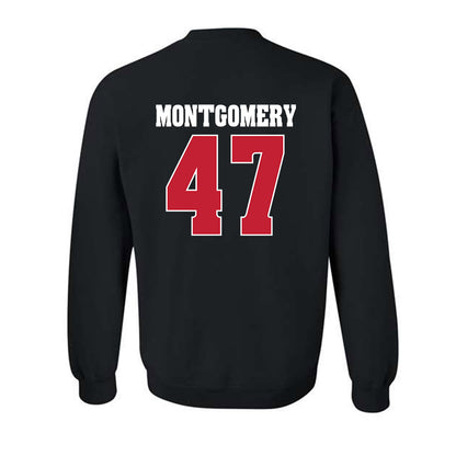 Wisconsin - NCAA Men's Ice Hockey : Blake Montgomery - Classic Shersey Crewneck Sweatshirt-1