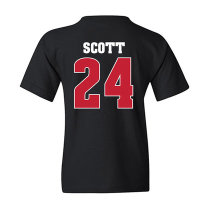 Wisconsin - NCAA Football : Jaimier Scott - Classic Shersey Youth T-Shirt-1