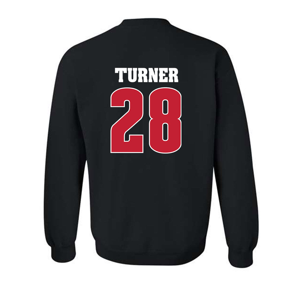 Wisconsin - NCAA Football : Antarron Turner - Classic Shersey Crewneck Sweatshirt-1