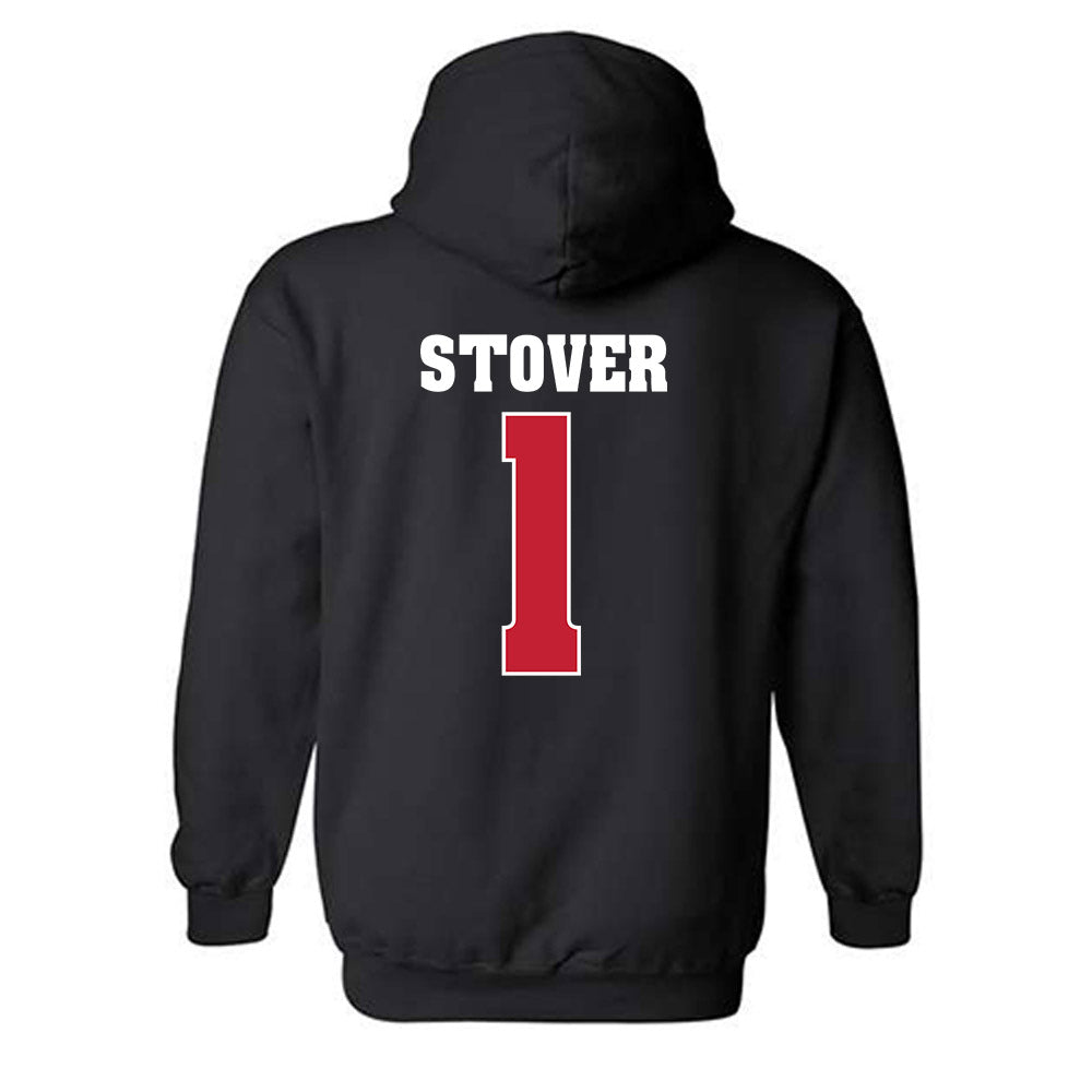 Wisconsin - NCAA Women's Soccer : Drew Stover - Classic Shersey Hooded Sweatshirt-1