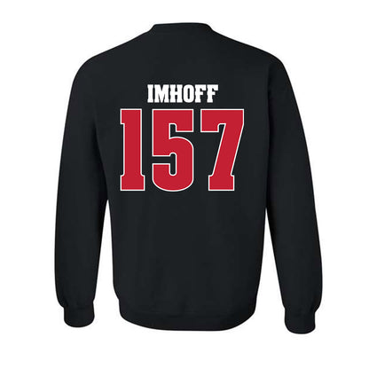 Wisconsin - NCAA Wrestling : Tyson Imhoff - Classic Shersey Crewneck Sweatshirt-1