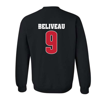 Wisconsin - NCAA Softball : Mattie Beliveau - Classic Shersey Crewneck Sweatshirt-1