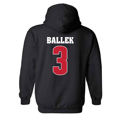 Wisconsin - NCAA Women's Soccer : Abby Ballek - Classic Shersey Hooded Sweatshirt-1