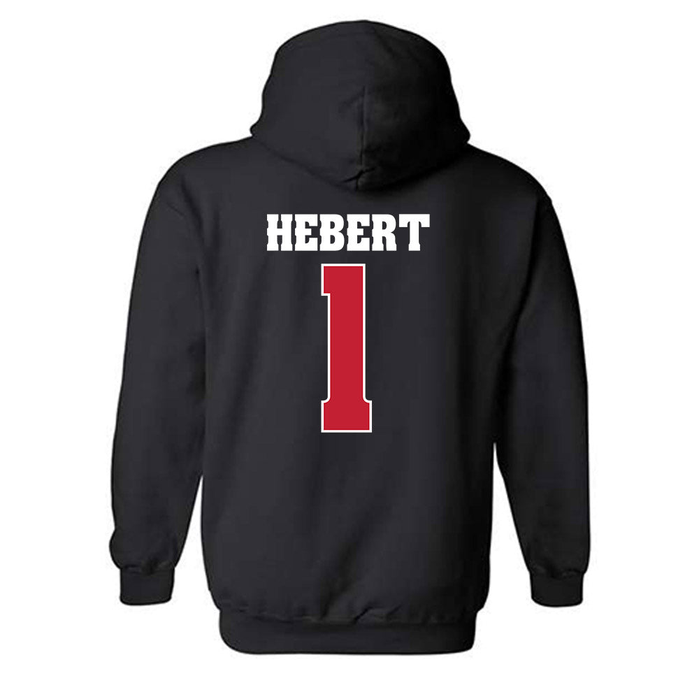 Wisconsin - NCAA Men's Soccer : Matisse Hebert - Classic Shersey Hooded Sweatshirt-1