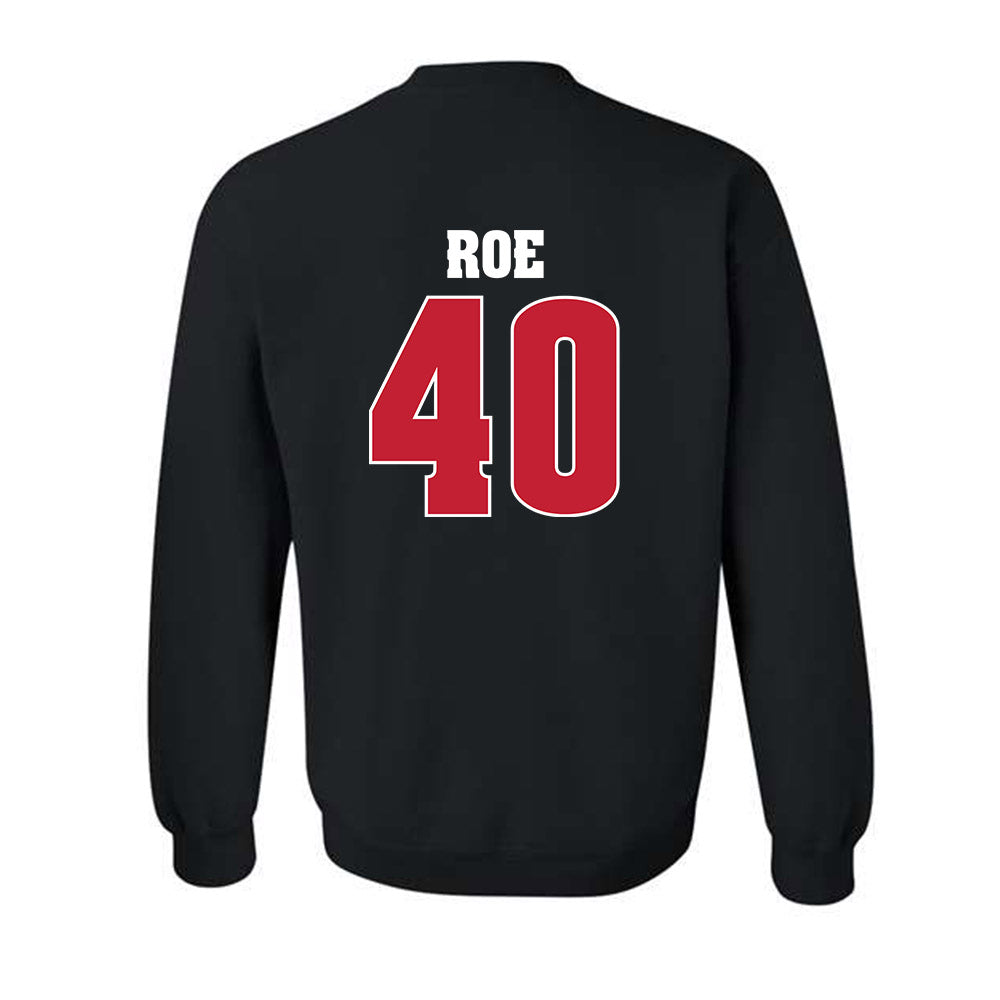Wisconsin - NCAA Football : James Roe - Classic Shersey Crewneck Sweatshirt-1