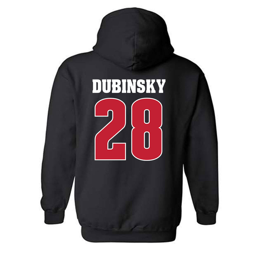 Wisconsin - NCAA Men's Ice Hockey : Aiden Dubinsky - Classic Shersey Hooded Sweatshirt-1
