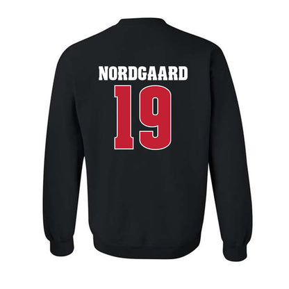 Wisconsin - NCAA Football : Langdon Nordgaard - Classic Shersey Crewneck Sweatshirt-1