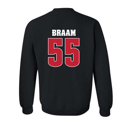 Wisconsin - NCAA Football : Drew Braam - Classic Shersey Crewneck Sweatshirt-1
