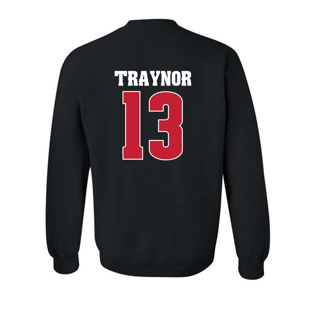 Wisconsin - NCAA Football : Matthew Traynor - Classic Shersey Crewneck Sweatshirt-1