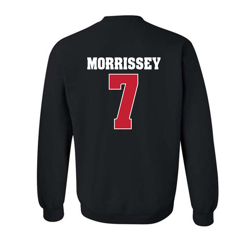Wisconsin - NCAA Men's Ice Hockey : Gavin Morrissey - Classic Shersey Crewneck Sweatshirt-1