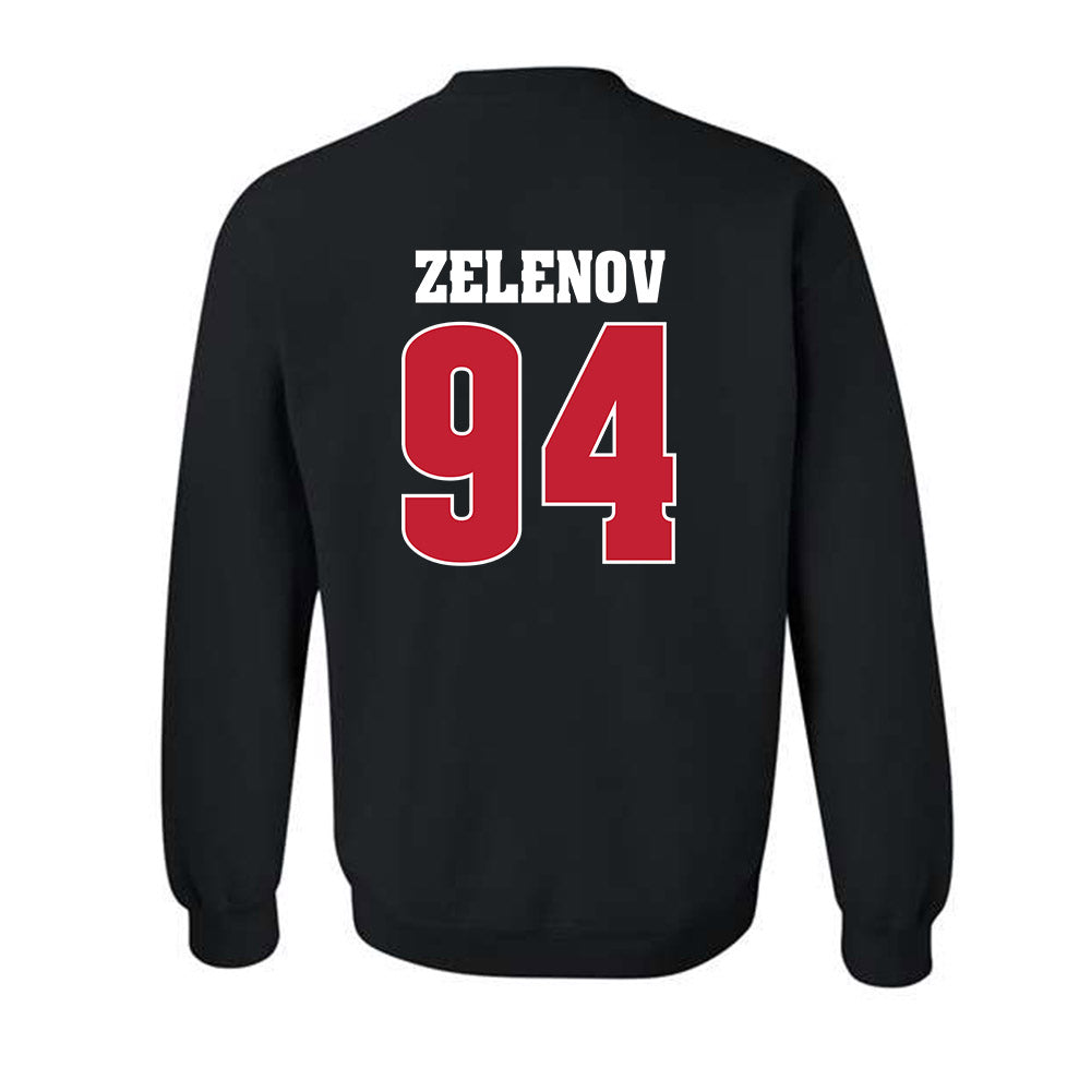 Wisconsin - NCAA Men's Ice Hockey : Vasily Zelenov - Classic Shersey Crewneck Sweatshirt-1