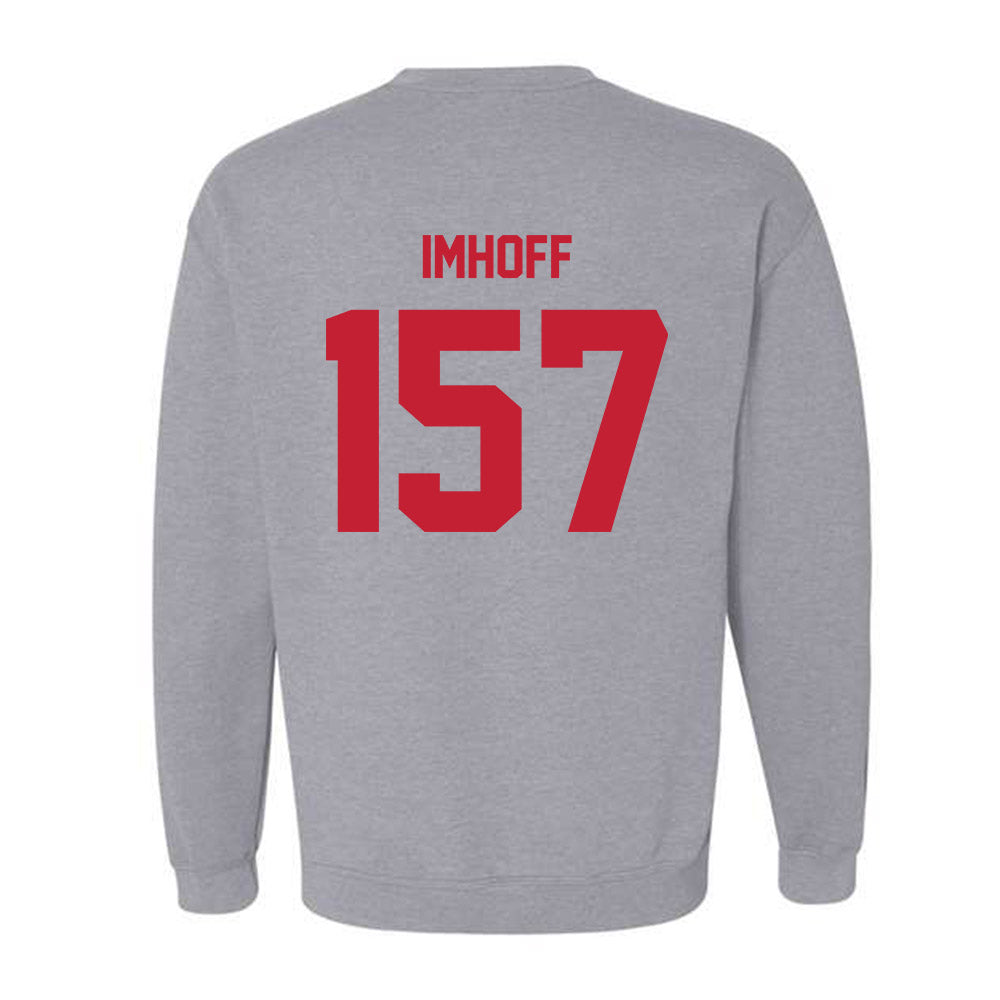 Wisconsin - NCAA Wrestling : Tyson Imhoff - Classic Shersey Crewneck Sweatshirt-1