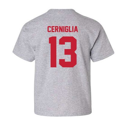 Wisconsin - NCAA Women's Volleyball : Jada Cerniglia - Classic Shersey Youth T-Shirt-1