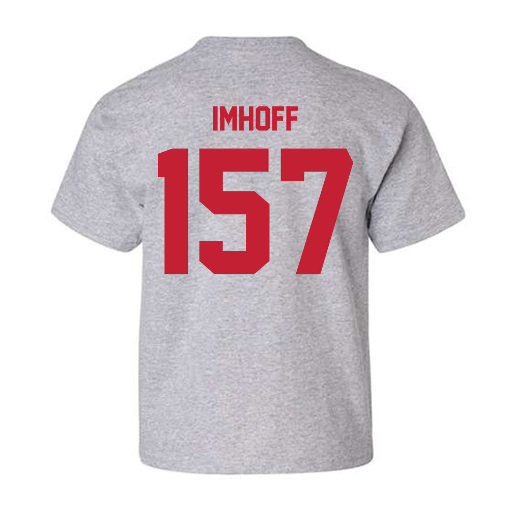 Wisconsin - NCAA Wrestling : Tyson Imhoff - Classic Shersey Youth T-Shirt-1