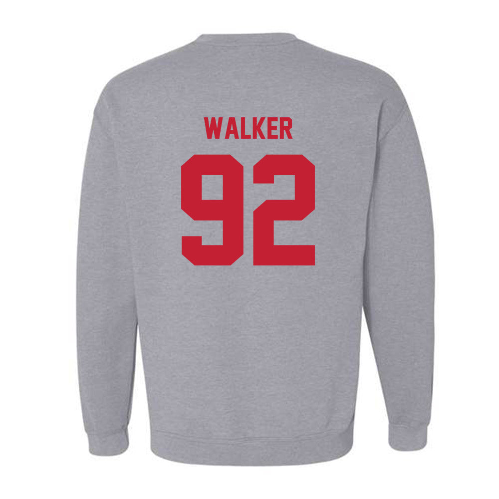 Wisconsin - NCAA Football : Corey Walker - Classic Shersey Crewneck Sweatshirt-1
