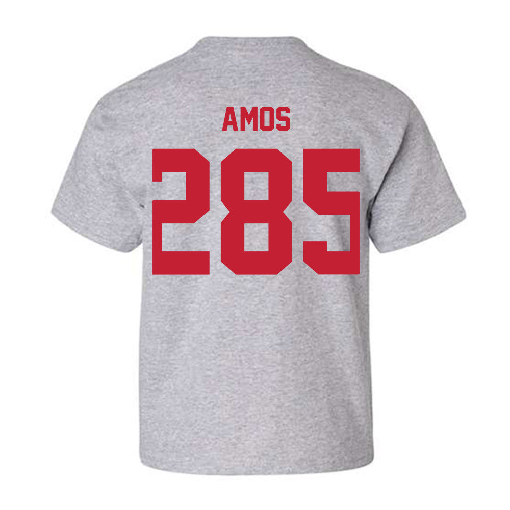 Wisconsin - NCAA Wrestling : Braxton Amos - Classic Shersey Youth T-Shirt-1