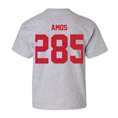 Wisconsin - NCAA Wrestling : Braxton Amos - Classic Shersey Youth T-Shirt-1