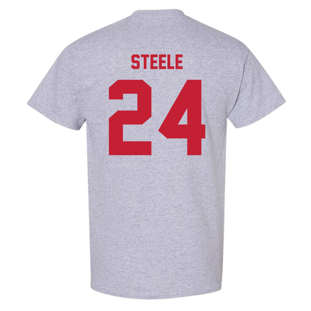 Wisconsin - NCAA Women's Basketball : Laci Steele - Classic Shersey T-Shirt-1