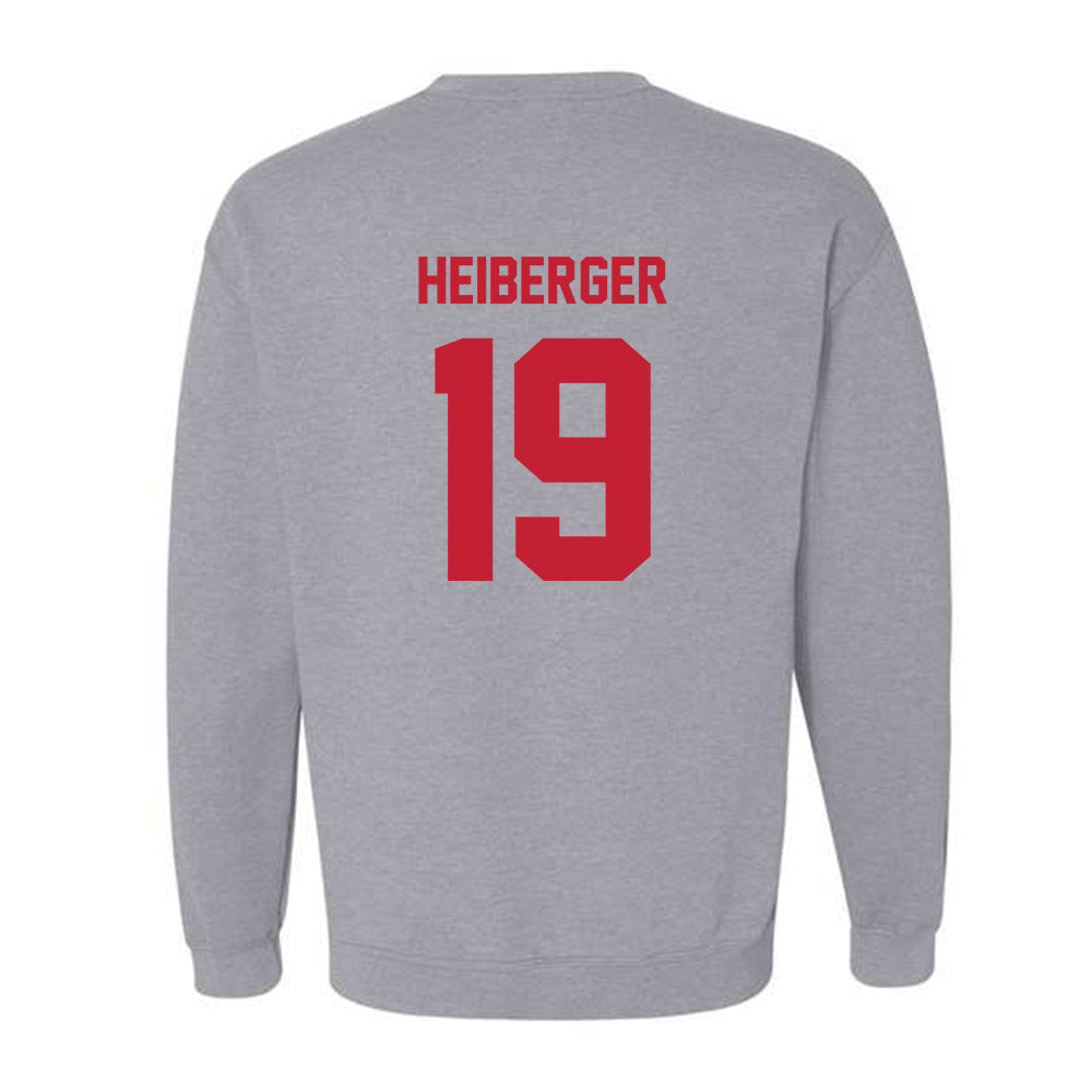 Wisconsin - NCAA Football : Thomas Heiberger - Classic Shersey Crewneck Sweatshirt-1