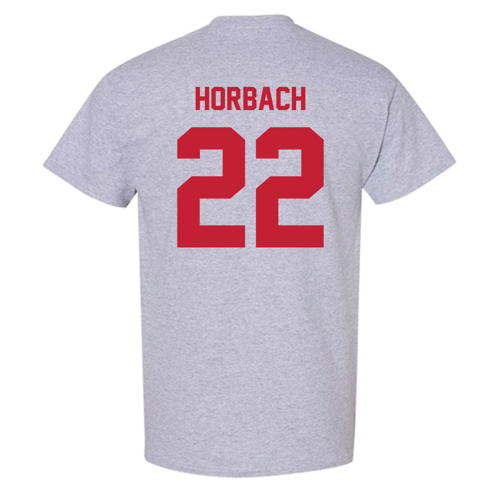 Wisconsin - NCAA Men's Ice Hockey : Jack Horbach - Classic Shersey T-Shirt-1