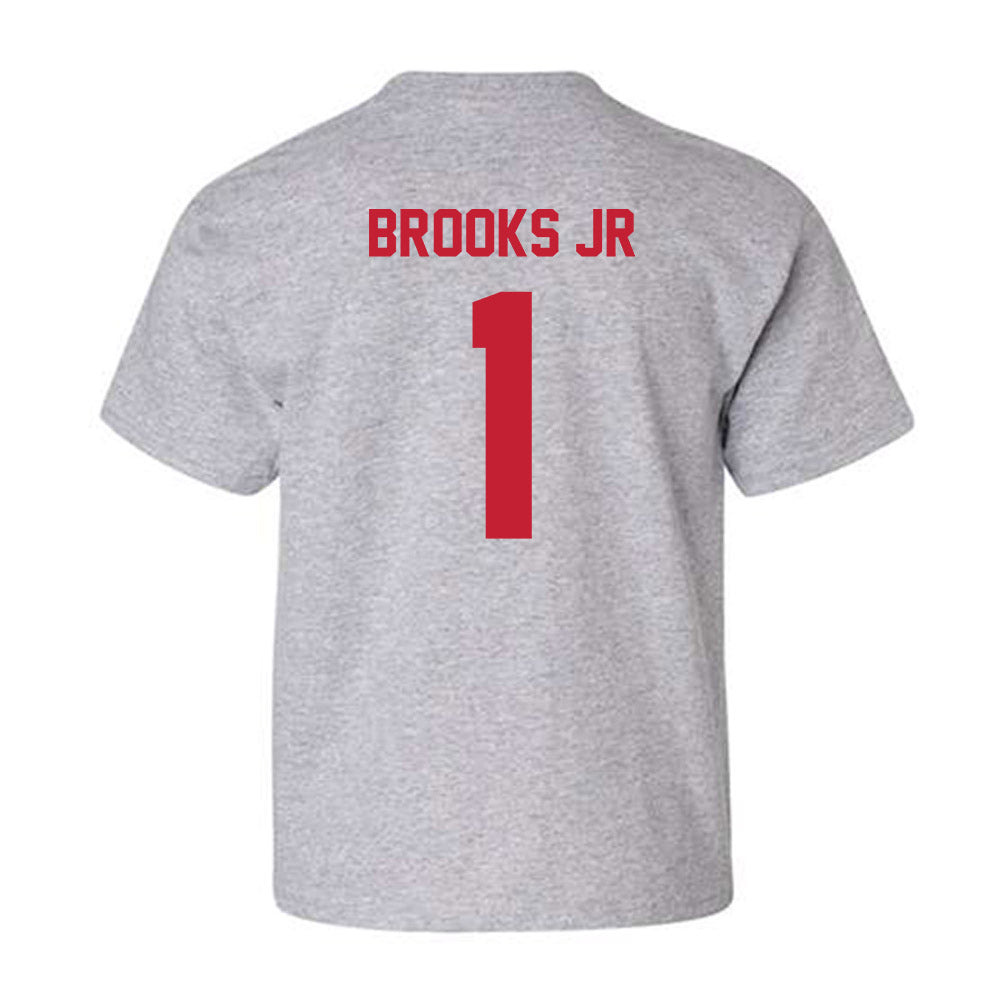 Wisconsin - NCAA Football : Chris Brooks Jr - Classic Shersey Youth T-Shirt-1