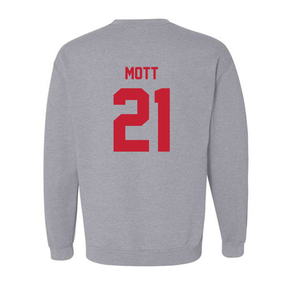 Wisconsin - NCAA Men's Soccer : Matias Mott - Classic Shersey Crewneck Sweatshirt-1