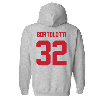 Wisconsin - NCAA Football : Harry Bortolotti - Classic Shersey Hooded Sweatshirt-1