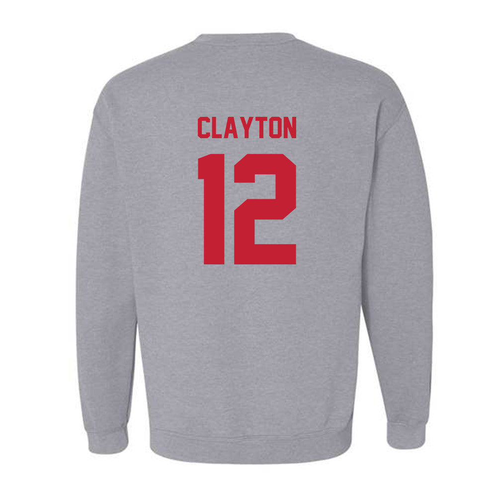 Wisconsin - NCAA Football : Nick Clayton - Classic Shersey Crewneck Sweatshirt-1
