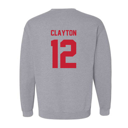 Wisconsin - NCAA Football : Nick Clayton - Classic Shersey Crewneck Sweatshirt-1