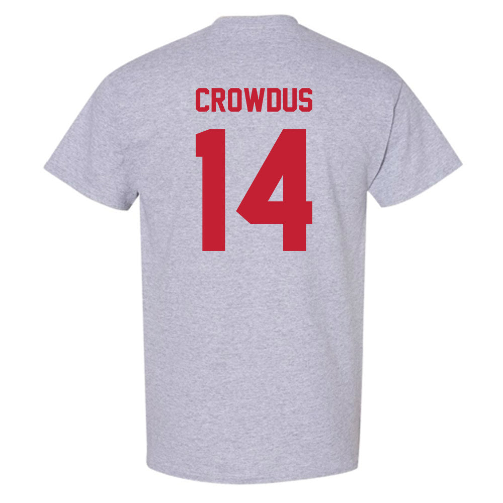 Wisconsin - NCAA Football : Dekel Crowdus - Classic Shersey T-Shirt-1