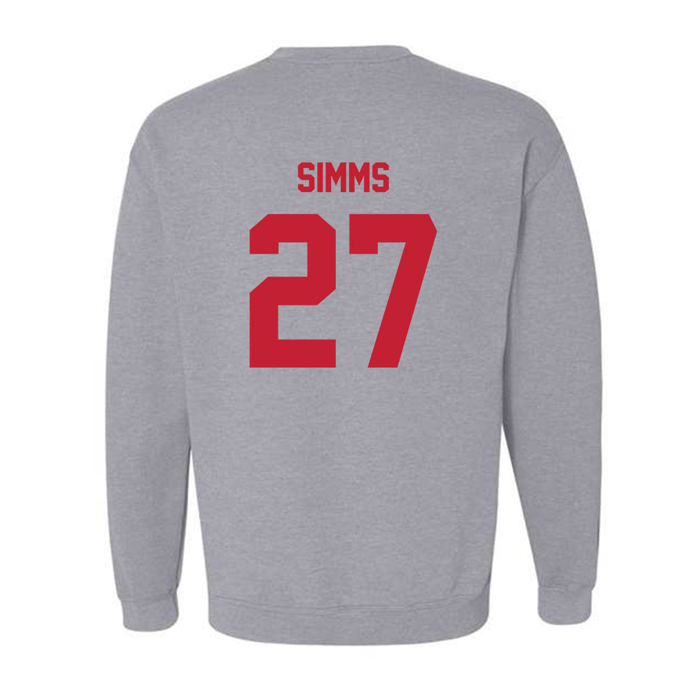 Wisconsin - NCAA Women's Ice Hockey : Kirsten Simms - Classic Shersey Crewneck Sweatshirt-1